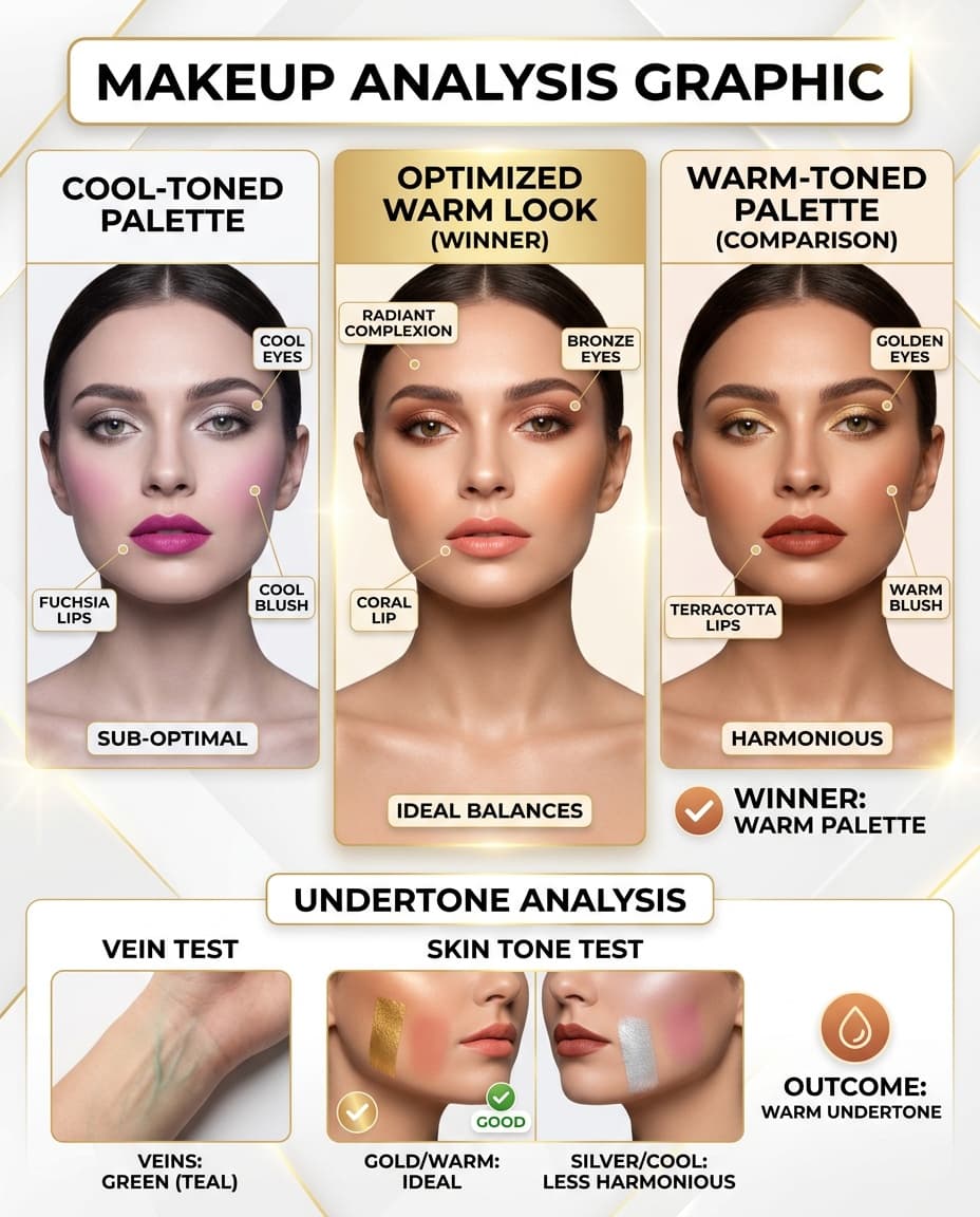 AI makeup analysis and try-on